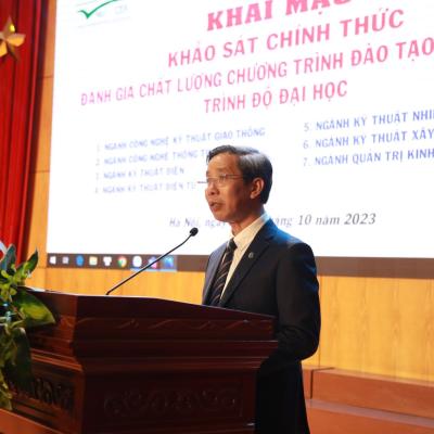 Lễ khai mạc đợt khảo sát chính thức đánh giá ngoài ngành QTKD